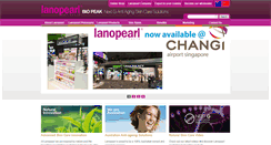 Desktop Screenshot of lanopearlskincare.com